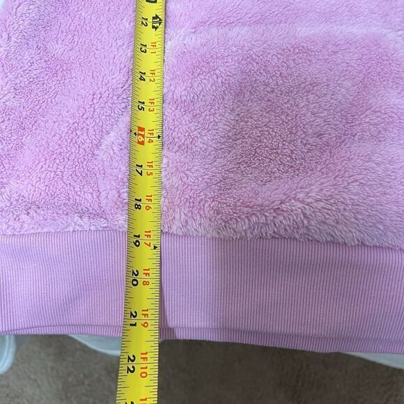 Levi’s Pink Lavender Girls Sherpa Fleece Pullover Large - Picture 8 of 9